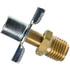 239-B by TECTRAN - Air Brake Air Shut-Off Petcock - Brass, 1/4 in. Pipe Thread, External, Extended Drain