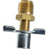 239-B by TECTRAN - Air Brake Air Shut-Off Petcock - Brass, 1/4 in. Pipe Thread, External, Extended Drain