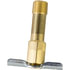 242-AL by TECTRAN - Air Brake Air Shut-Off Petcock - Brass, 1.72 in. Long, Internal Seat, Ling