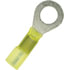 TY10S by TECTRAN - Ring Terminal - Yellow, 12-10 Wire Gauge, #10 Stud, Solder and Shrink