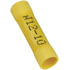 TYB-R by TECTRAN - Butt Connector - Yellow, 12-10, Wire Gauge, Vinyl