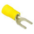 TYS10 by TECTRAN - Spade Terminal - Yellow, 12-10 Wire Gauge, #10 Stud Size, Vinyl