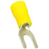 TYS10 by TECTRAN - Spade Terminal - Yellow, 12-10 Wire Gauge, #10 Stud Size, Vinyl