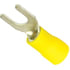 TYS10 by TECTRAN - Spade Terminal - Yellow, 12-10 Wire Gauge, #10 Stud Size, Vinyl