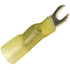 TYS10S by TECTRAN - Spade Terminal - Yellow, 12-10 Wire Gauge, #10 Stud, Solder and Shrink