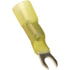 TYS10S by TECTRAN - Spade Terminal - Yellow, 12-10 Wire Gauge, #10 Stud, Solder and Shrink