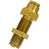 PL1377-4 by TECTRAN - Air Brake Air Line Union - Brass, 1/4 in. Tube Size, Push-Lock, Bulkhead