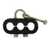 94-0008 by TECTRAN - 3-Hole Beefy Clamp, with U-Bolt and 6" Tie, Holds (2) Air Lines and (1) Power Line
