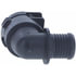 Motorad CH8045 HVAC Heater Hose Connector HVAC Heater Hose Connector 12 mm ID, 90 Deg. Elbow to 12 mm ID Barbed