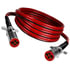 7DDD135MW by TECTRAN - Trailer Power Cable - 13 ft., DoubleDual, Straight, 4 Gauge, with WeatherSeal