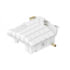 05-17750-002 by FREIGHTLINER - Radiator Surge Tank - FLH, Plastic, White/Translucent, Polypropylene