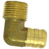 139-4A by TECTRAN - 90-Deg Elbow Hose Barb Fitting to Male Pipe, 1/4" Hose I.D., 1/8" Pipe Thread