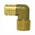 139-5A by TECTRAN - 90-Deg Elbow Hose Barb Fitting to Male Pipe, 5/16" Hose I.D., 1/8" Pipe Thread