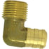 139-6A by TECTRAN - 90-Deg Elbow Hose Barb Fitting to Male Pipe, 3/8" Hose I.D., 1/8" Pipe Thread