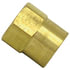 146-8C by TECTRAN - Inverted Flare Fitting - Brass, Union Tube to Female Pipe, 1/2 in. Tube, 3/8 in. Thread