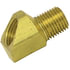 154-8C by TECTRAN - Inverted Flare Fitting - Brass, 45 deg. Elbow, 1/2 in. Tube, 3/8 in. Thread