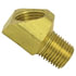 154-8C by TECTRAN - Inverted Flare Fitting - Brass, 45 deg. Elbow, 1/2 in. Tube, 3/8 in. Thread