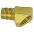 154-8C by TECTRAN - Inverted Flare Fitting - Brass, 45 deg. Elbow, 1/2 in. Tube, 3/8 in. Thread