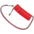 16215-72R by TECTRAN - Industry Grade Red Aircoil, 15 ft., 72" x 12" Leads, with Brass LIFESwivel Fittings