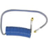 16215-72B by TECTRAN - Industry Grade Blue Aircoil, 15 ft., 72" x 12" Leads, with Brass LIFESwivel Fittings