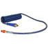 Tectran 16A2040BH Air Brake Hose ARMORFLEX-HD, Blue Armorcoil Aircoil with Handle, 20 ft., 48" x 12" Leads