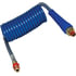 16P15BH by TECTRAN - 15 ft. PROFLEX-SP Blue Service Aircoil with Handles, 12" x 12" Leads