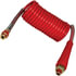 16P15RH by TECTRAN - 15 ft. PROFLEX-SP Red Emergency Aircoil with Handles, 12" x 12" Leads