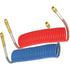 17215H by TECTRAN - Industry Grade Red and Blue Aircoil Set with Brass Handle, 15 ft., 12" x 12" Leads