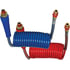 17P15H by TECTRAN - 15 ft. PROFLEX-SP Red and Blue Aircoil with Handles, 12" x 12" Leads