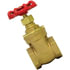 2006-16 by TECTRAN - Shut-Off Valve - Brass, 1 inches Pipe Thread, Gate Valve, Female to Female Pipe