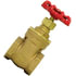 2006-16 by TECTRAN - Shut-Off Valve - Brass, 1 inches Pipe Thread, Gate Valve, Female to Female Pipe