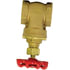 2006-16 by TECTRAN - Shut-Off Valve - Brass, 1 inches Pipe Thread, Gate Valve, Female to Female Pipe