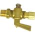 2068-6B by TECTRAN - Air Brake Air Shut-Off Petcock - Brass, 3/8 inches O.D, Compression to Male Pipe