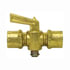 2103-B by TECTRAN - Air Brake Air Shut-Off Petcock - Brass, 1/4 in. Thread, Female Pipe to Female Pipe