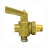 241-B-R by TECTRAN - Air Brake Air Shut-Off Petcock - Brass, 1/4 in. Pipe Thread, Drain Cock