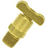 242-C by TECTRAN - Air Brake Air Shut-Off Petcock - Brass, 3/8 in. Pipe Thread, Needle Seat