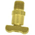 242-B by TECTRAN - Air Brake Air Shut-Off Petcock - Brass, Needle Seat