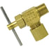 3069-6B by TECTRAN - Shut-Off Valve - Brass, 3/8 in. Tube, 90 deg. Compression to Male Pipe