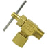 3069-6B by TECTRAN - Shut-Off Valve - Brass, 3/8 in. Tube, 90 deg. Compression to Male Pipe