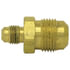 Tectran 42R-64 Air Brake Air Line Fitting SAE Union Reducing Flare Fitting, 3/8 in. x 1/4 in. Tube Size