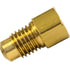 47897 by TECTRAN - Inverted Flare Fitting - Brass, 5/16 Male, 3/16 Female, Dual Master Cylinder Adapter