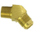 54-10D by TECTRAN - Flare Fitting - Brass, 5/8 in. Tube Size, 1/2 in. Pipe Thread, 45 deg. Elbow