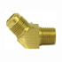 Tectran 54-4A Male Elbow Fitting Flare Fitting - Brass, 1/4 in. Tube Size, 1/8 in. Pipe Thread, 45 deg. Elbow