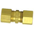 62-2 by TECTRAN - Compression Fitting - Brass, 1/8 inches Tube Size, Union