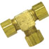 64-4 by TECTRAN - Compression Fitting - Brass, 1/4 inches Tube Size, Union Tee