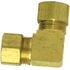 65-6 by TECTRAN - Compression Fitting - Brass, 3/8 inches Tube Size, Union Elbow