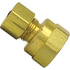 66-10D by TECTRAN - Compression Fitting - Brass, 5/8 in. Tube, 1/2 in. Thread, Female Connector