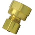 66-6A by TECTRAN - Compression Fitting - Brass, 3/8 in. Tube, 1/8 in. Thread, Female Connector