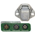 670-75AS by TECTRAN - 7-Way SAE Bull Nose Trailer Receptacle Socket with Spring, Solid Pins
