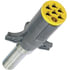 680-E71SG by TECTRAN - Trailer Wiring Plug - 7-Way, Auxiliary, Male Ground Pin, with Spring Guard